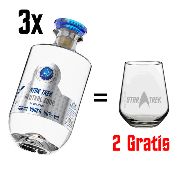 V-SINNE Star Trek Neutral Zone Vodka 700 ml 40% vol.