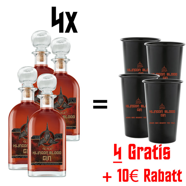 V-SINNE Star Trek Klingon Blood Gin 500ml 40% vol.